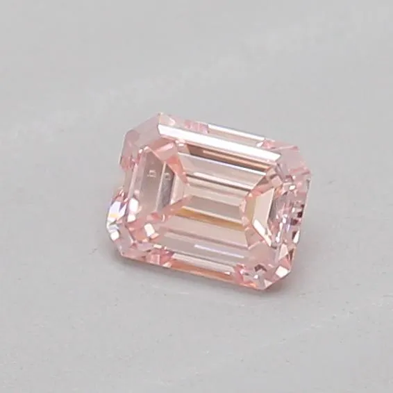 0.15ct Emerald Lab Grown Diamond (Colour Fancy Intense Pink, Clarity VS2, IGI Certified)
