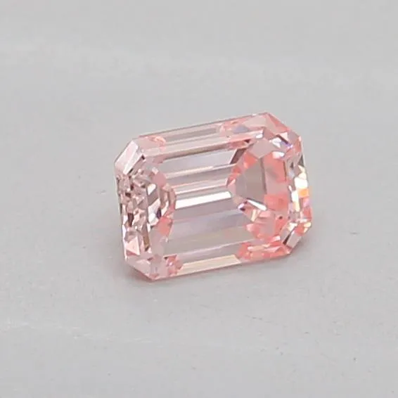 0.15ct Emerald Lab Grown Diamond (Colour Fancy Intense Pink, Clarity VS2, IGI Certified)