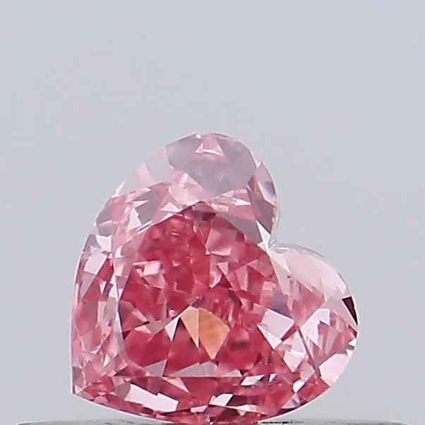 0.25ct Heart Lab Grown Diamond (Colour Fancy Intense Pink, Clarity VVS2, Cut VG, Uncertified)