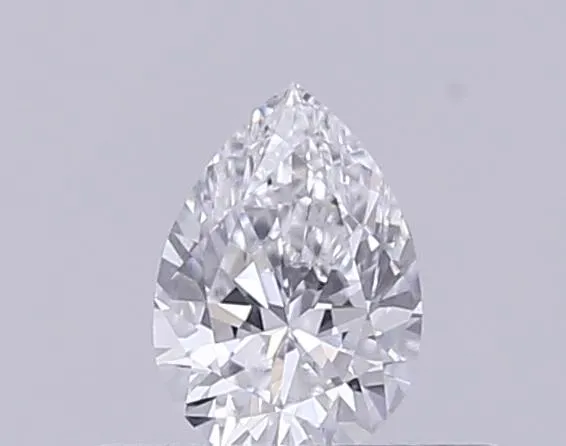 0.25ct Pear Lab Grown Diamond (Colour D, Clarity VVS2, IGI Certified)