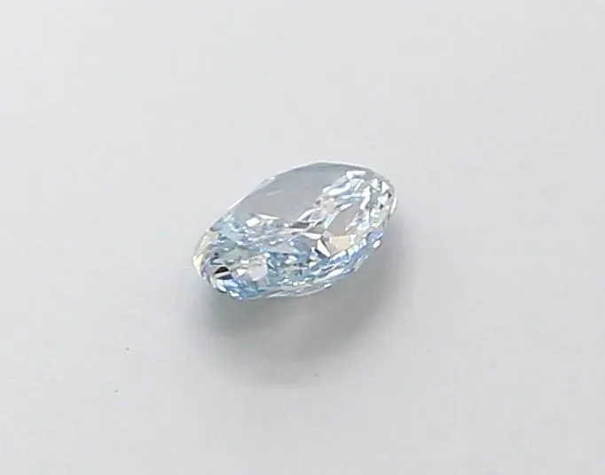 0.28ct Oval Lab Grown Diamond (Colour Fancy Intense Blue, Clarity VVS2, IGI Certified)