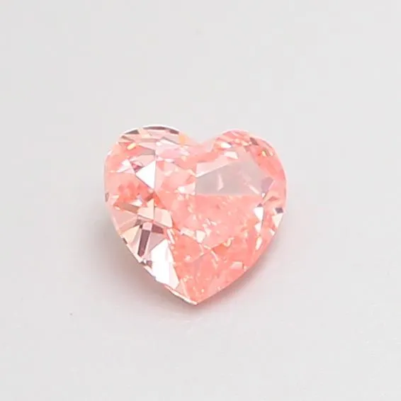 0.29ct Heart Lab Grown Diamond (Colour Fancy Intense Pink, Clarity VVS2, IGI Certified)