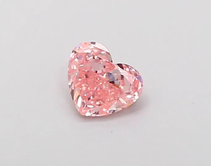 0.31ct Heart Lab Grown Diamond (Colour Fancy Pink, Clarity VS1, IGI Certified)