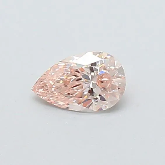 0.32ct Pear Lab Grown Diamond (Colour Fancy Light Brown Pink, Clarity VVS2, IGI Certified)