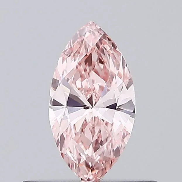 0.33ct Marquise Lab Grown Diamond (Colour Fancy Vivid Pink, Clarity VS1, Uncertified)