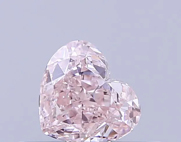 0.34ct Heart Lab Grown Diamond (Colour Fancy Pink, Clarity VS1, IGI Certified)
