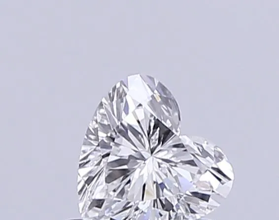 0.53ct Heart Lab Grown Diamond (Colour D, Clarity VVS2, IGI Certified)