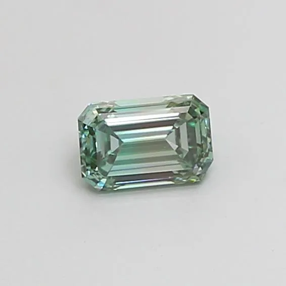0.54ct Emerald Lab Grown Diamond (Colour Fancy Intense Green, Clarity VVS2, IGI Certified)