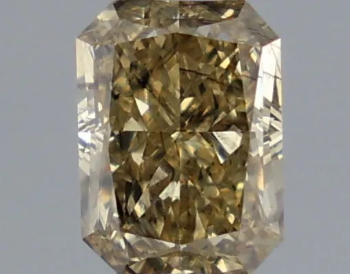 0.54ct Radiant Lab Grown Diamond (Colour Fancy Gray Yellow, Clarity SI2, IGI Certified)