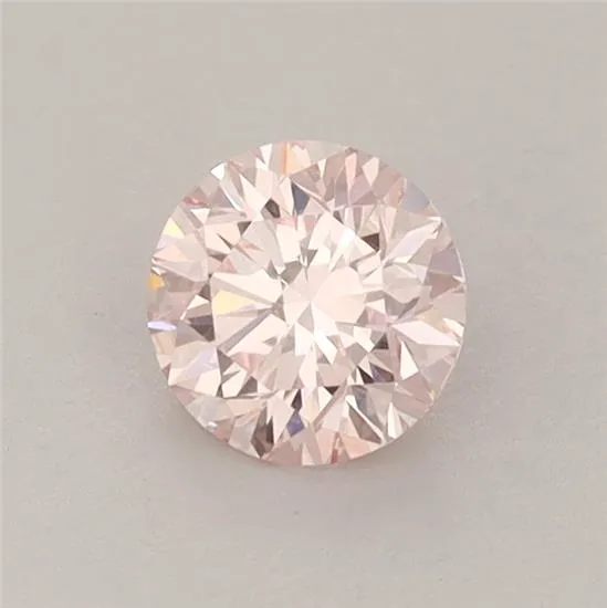0.56ct Round Lab Grown Diamond (Colour Fancy Intense Pink, Clarity VVS2, Cut VG, IGI Certified)