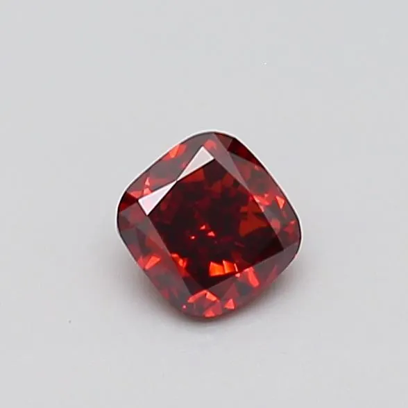 0.59ct Cushion brilliant Lab Grown Diamond (Colour Fancy Red, Clarity VS2, Cut EX, Uncertified)
