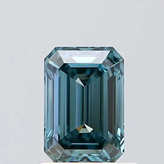 0.86ct Emerald Lab Grown Diamond (Colour Fancy Intense Green Green, Clarity VS1, Cut GD, IGI Certified)