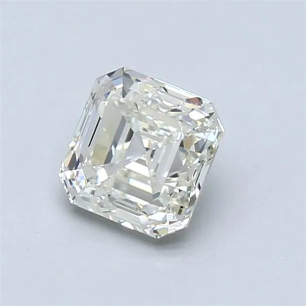 0.90ct Asscher Natural Diamond (Colour K, Clarity VS2, GIA Certified)