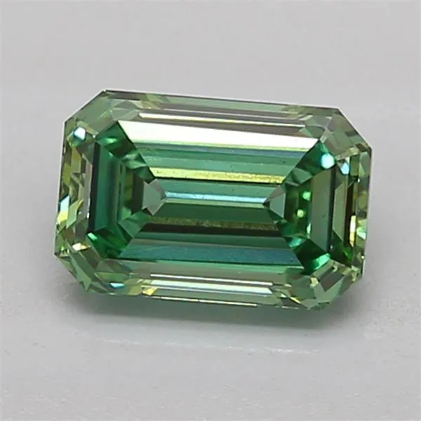 0.98ct Emerald Lab Grown Diamond (Colour Fancy Vivid Green, Clarity VS1, IGI Certified)