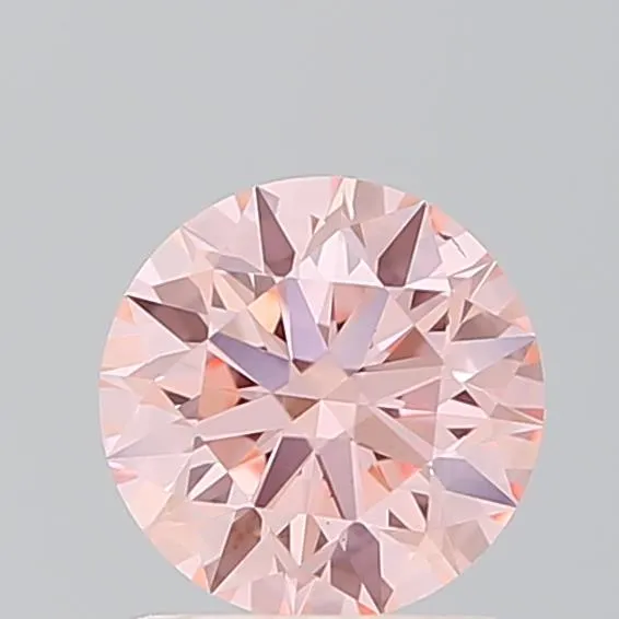 0.99ct Round Lab Grown Diamond (Colour Fancy Intense Pink, Clarity VS2, Cut ID, IGI Certified)