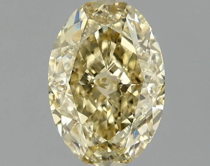 1.00ct Oval Lab Grown Diamond (Colour Fancy Yellow, Clarity VVS1, IGI Certified)