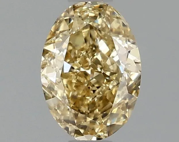1.01ct Oval Lab Grown Diamond (Colour Fancy Yellow, Clarity VS1, IGI Certified)
