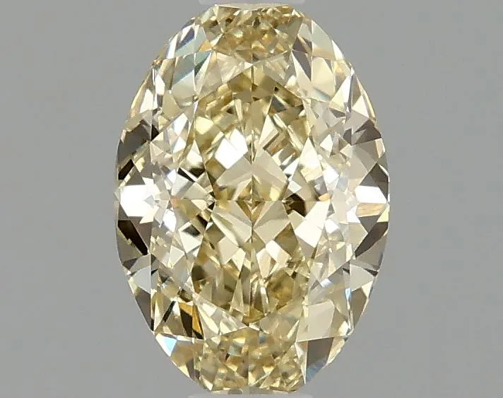 1.01ct Oval Lab Grown Diamond (Colour Fancy Yellow, Clarity VVS2, IGI Certified)