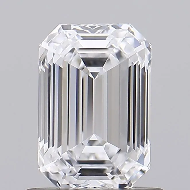 1.02ct Emerald Lab Grown Diamond (Colour D, Clarity IF, IGI Certified)