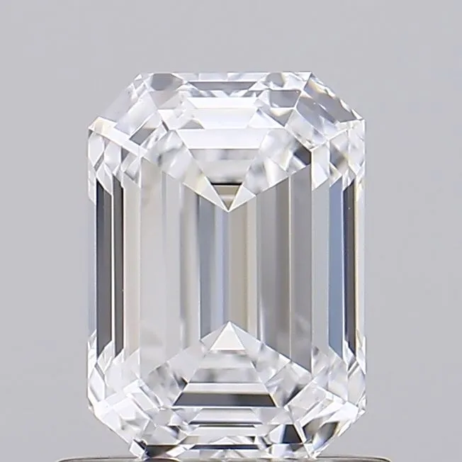 1.02ct Emerald Lab Grown Diamond (Colour D, Clarity IF, IGI Certified)