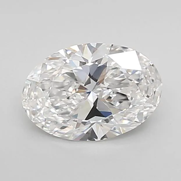 1.02ct Oval Lab Grown Diamond (Colour D, Clarity VS2, IGI Certified)