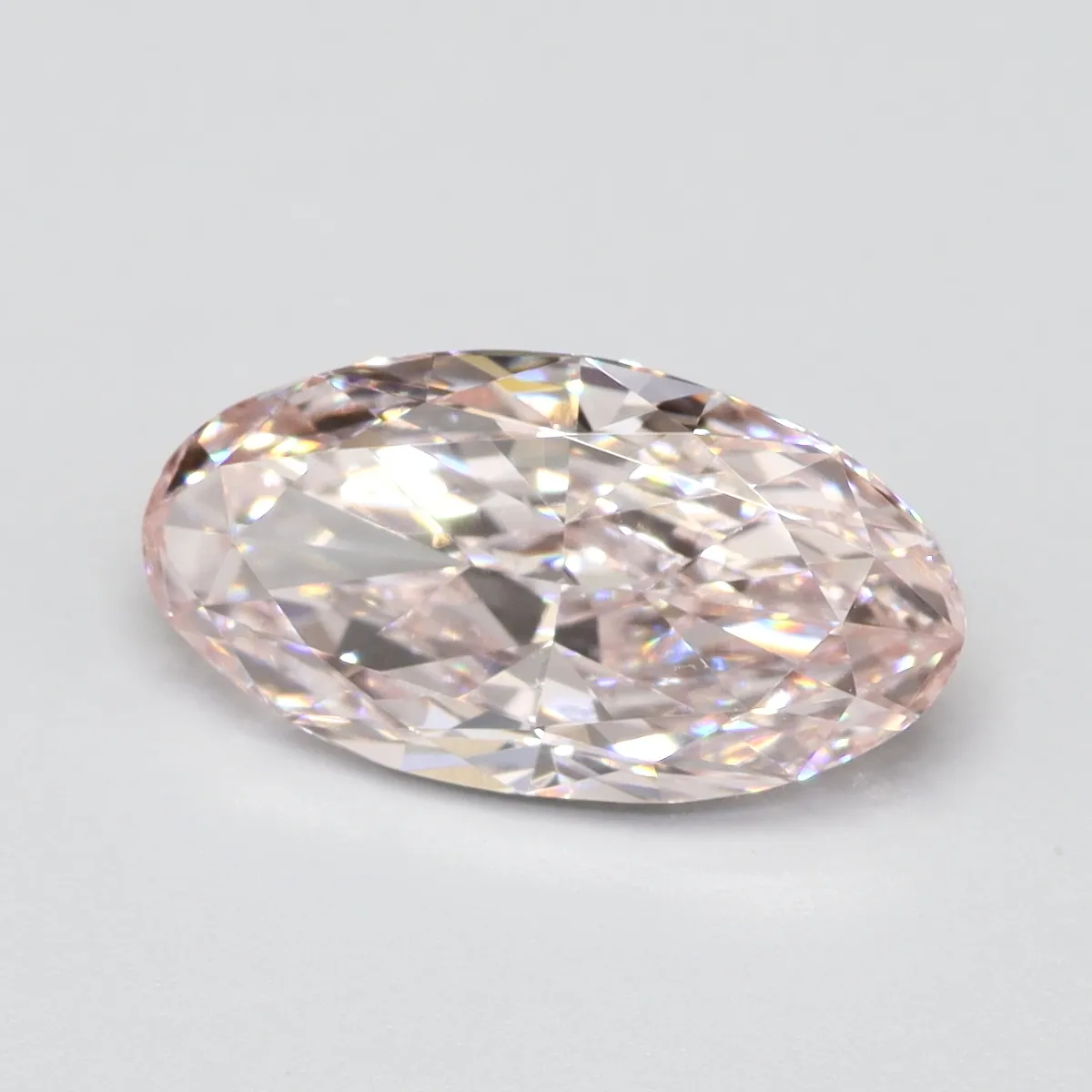 1.02ct Oval Lab Grown Diamond (Colour Fancy Light Pink, Clarity VS1, Cut VG, Uncertified)