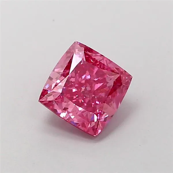 1.03ct Cushion modified Lab Grown Diamond (Colour Fancy Vivid Pink, Clarity VVS2, IGI Certified)