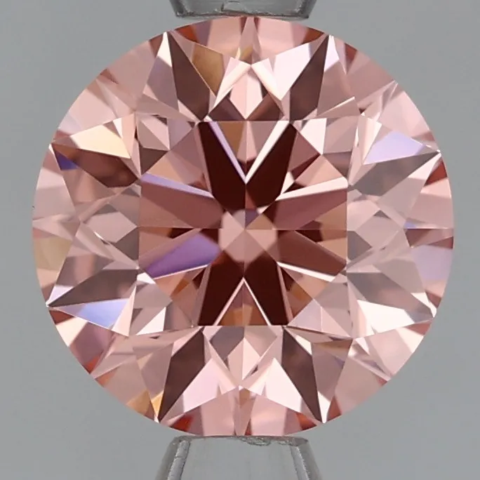 1.03ct Round Lab Grown Diamond (Colour Fancy Intense Pink, Clarity VS1, Cut VG, IGI Certified)