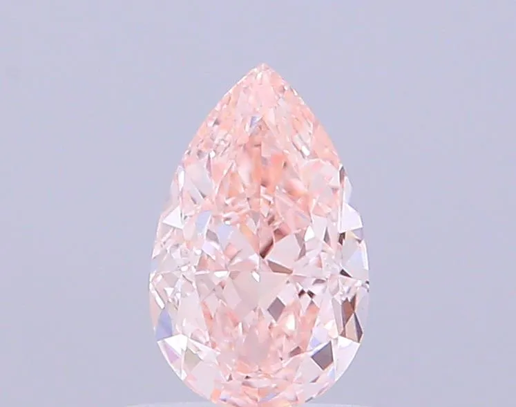 1.04ct Pear Lab Grown Diamond (Colour Fancy Light Brownish Pink, Clarity VVS2, IGI Certified)
