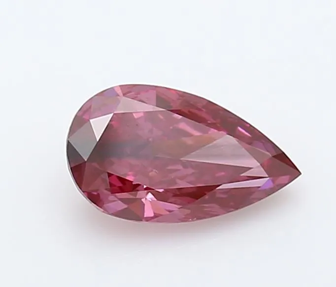 1.04ct Pear Lab Grown Diamond (Colour Fancy Vivid Pink, Clarity SI2, IGI Certified)