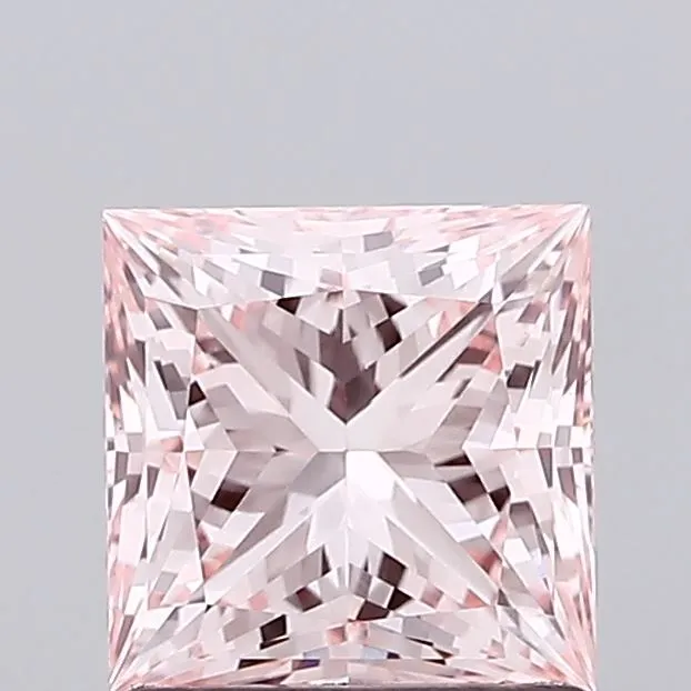 1.04ct Princess Lab Grown Diamond (Colour Fancy Intense Pink, Clarity VVS2, IGI Certified)