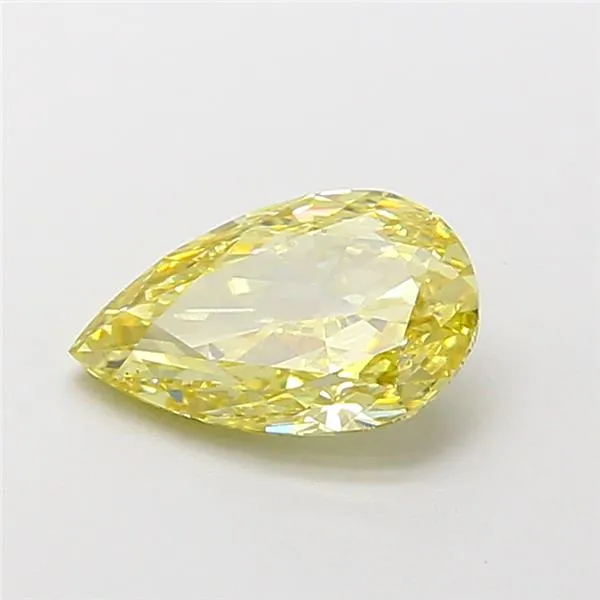 1.05ct Pear Lab Grown Diamond (Colour Fancy Yellow, Clarity VVS2, IGI Certified)