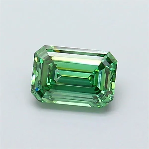 1.07ct Emerald Lab Grown Diamond (Colour Fancy Vivid Green, Clarity VVS2, IGI Certified)