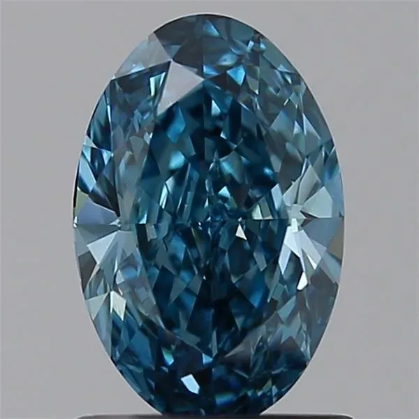 1.07ct Oval Lab Grown Diamond (Colour Fancy Blue, Clarity VS2, Uncertified)