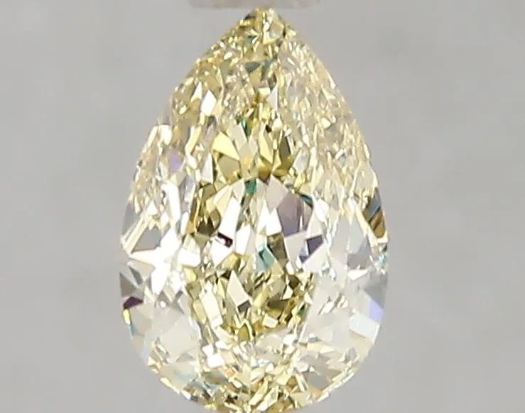 1.07ct Pear Lab Grown Diamond (Colour Fancy Yellow, Clarity VVS2, IGI Certified)
