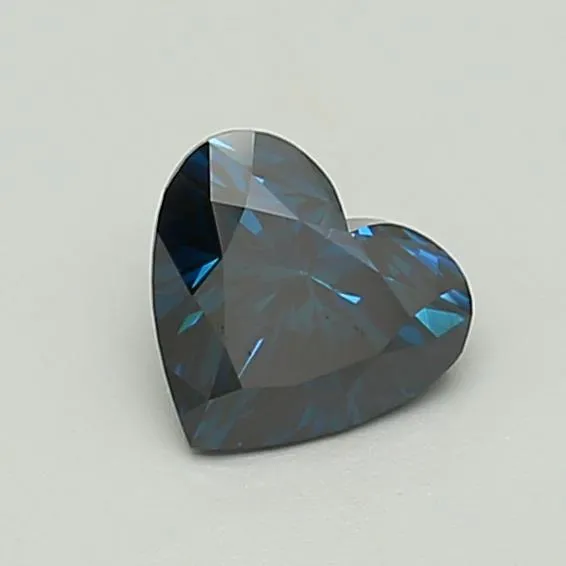 1.10ct Heart Lab Grown Diamond (Colour Fancy Deep Blue, Clarity VS2, Uncertified)
