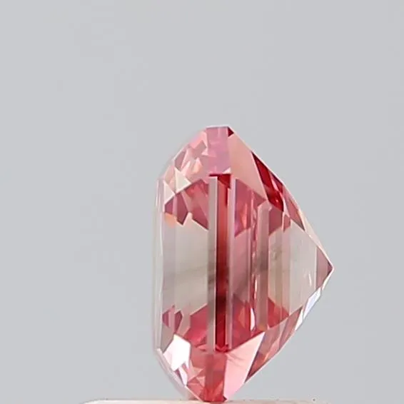 1.10ct Square emerald Lab Grown Diamond (Colour Fancy Vivid Pink, Clarity VS2, Uncertified)