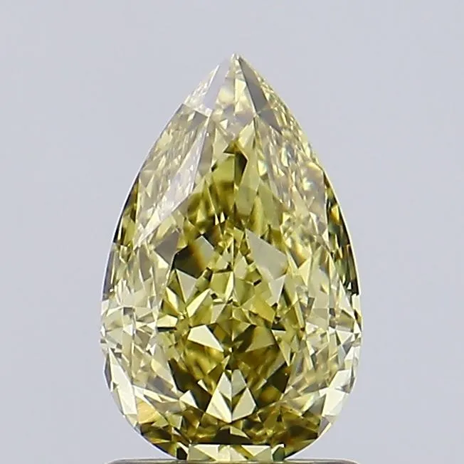 1.18ct Pear Lab Grown Diamond (Colour Fancy Brownish Yellow, Clarity VS1, IGI Certified)