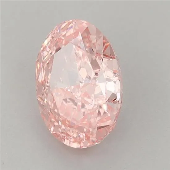 1.22ct Oval Lab Grown Diamond (Colour Fancy Vivid Pink, Clarity VVS2, IGI Certified)