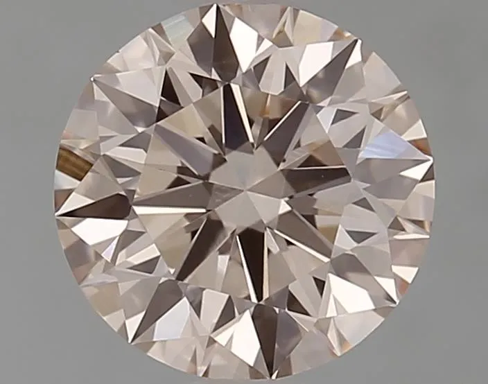 1.38ct Round Lab Grown Diamond (Colour Fancy Pink, Clarity VVS2, Cut ID, IGI Certified)