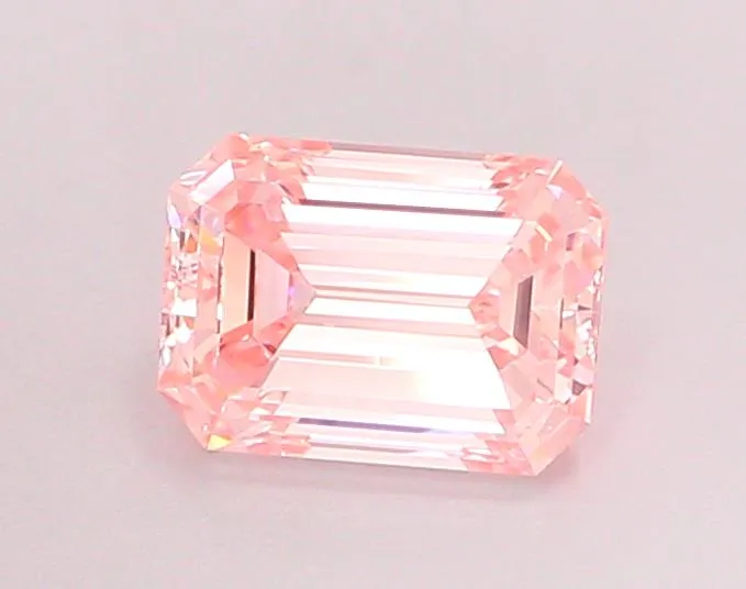 1.39ct Emerald Lab Grown Diamond (Colour Fancy Intense Pink, Clarity VS1, IGI Certified)