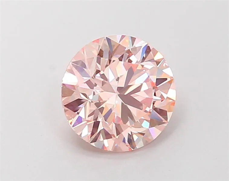 1.41ct Round Lab Grown Diamond (Colour Fancy Intense Pink, Clarity VS1, Cut ID, IGI Certified)