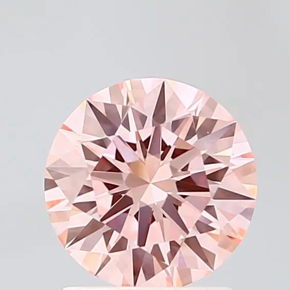 1.45ct Round Lab Grown Diamond (Colour Fancy Intense Pink, Clarity VVS2, Cut ID, IGI Certified)