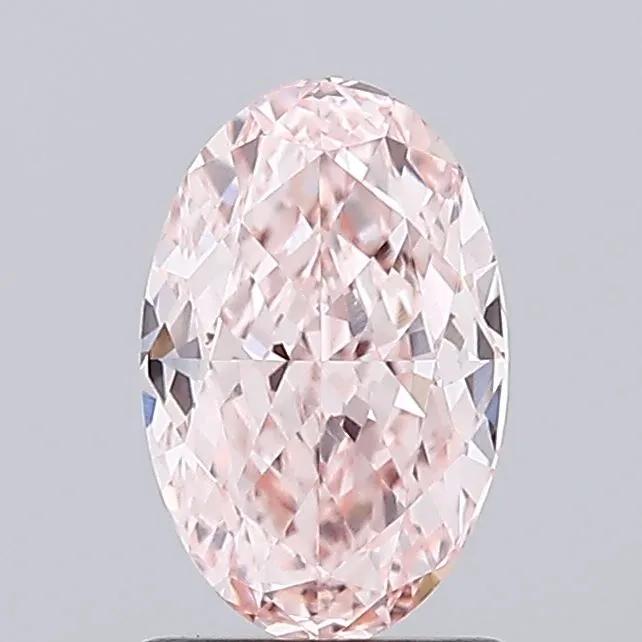 1.47ct Oval Lab Grown Diamond (Colour Fancy Intense Pink, Clarity VS1, IGI Certified)