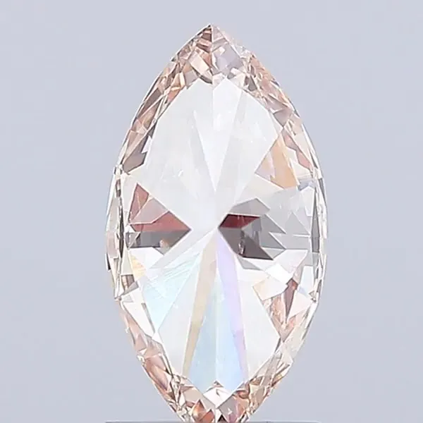1.49ct Marquise Lab Grown Diamond (Colour Fancy Light Pinkish Brown, Clarity VS1, IGI Certified)