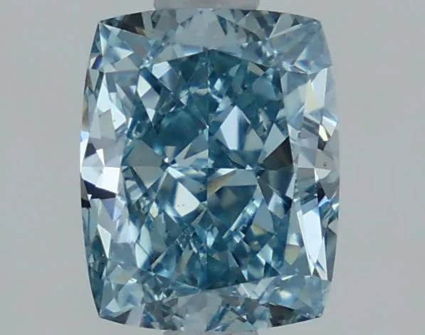 1.51ct Cushion modified Lab Grown Diamond (Colour Fancy Vivid Blue, Clarity VS1, IGI Certified)