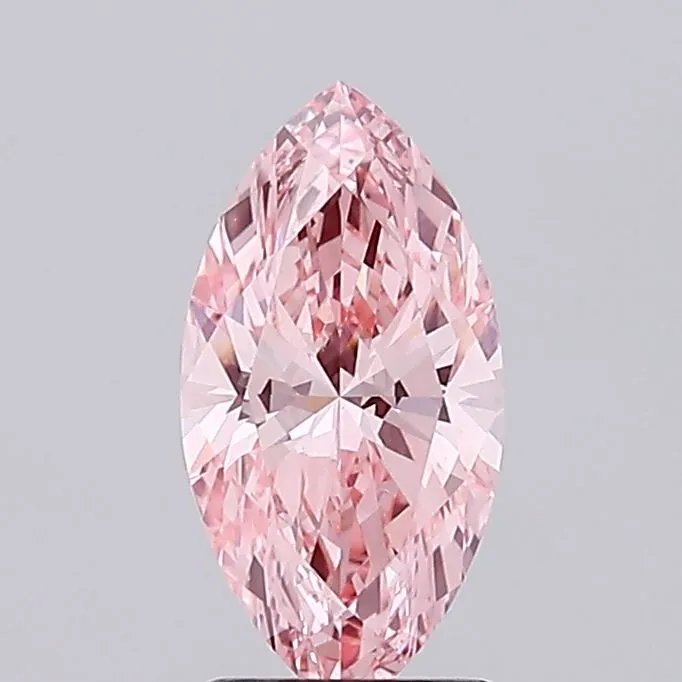 1.52ct Marquise Lab Grown Diamond (Colour Fancy Vivid Pink, Clarity VVS2, IGI Certified)