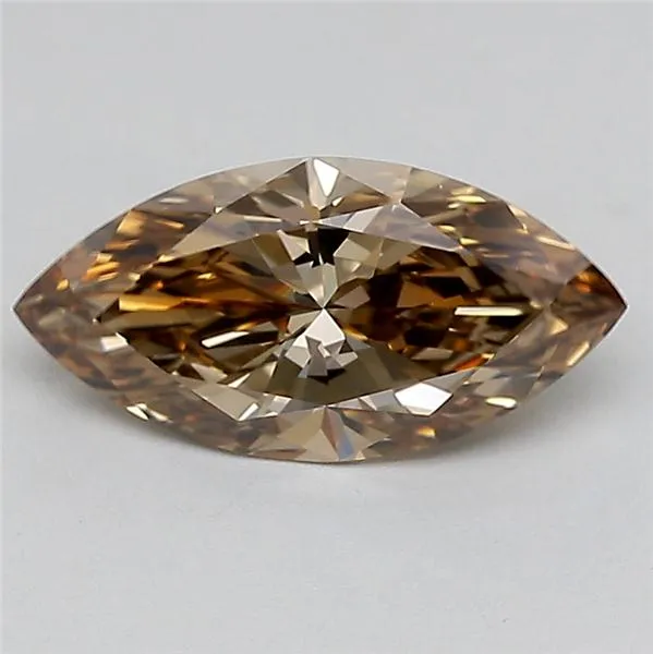 1.56ct Marquise Lab Grown Diamond (Colour Fancy Brown, Clarity VVS2, IGI Certified)