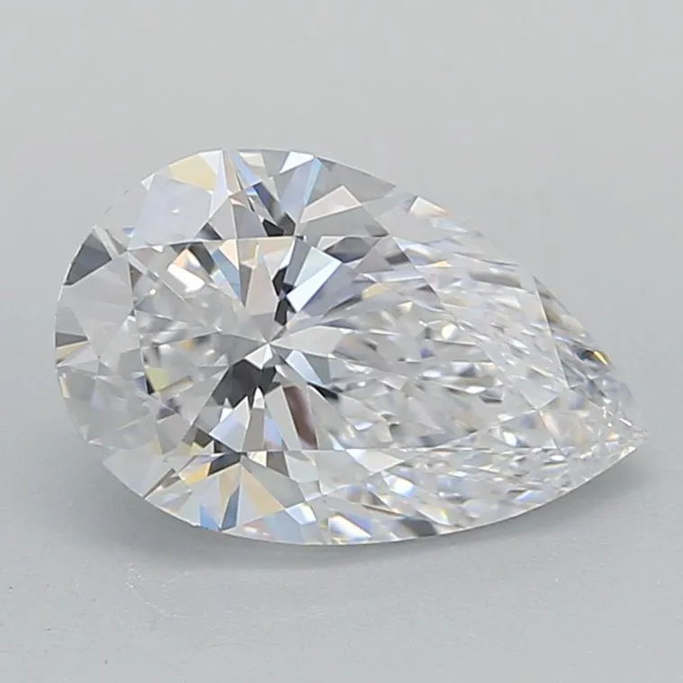 1.56ct Pear Lab Grown Diamond (Colour D, Clarity VVS2, Cut EX, GIA Certified)