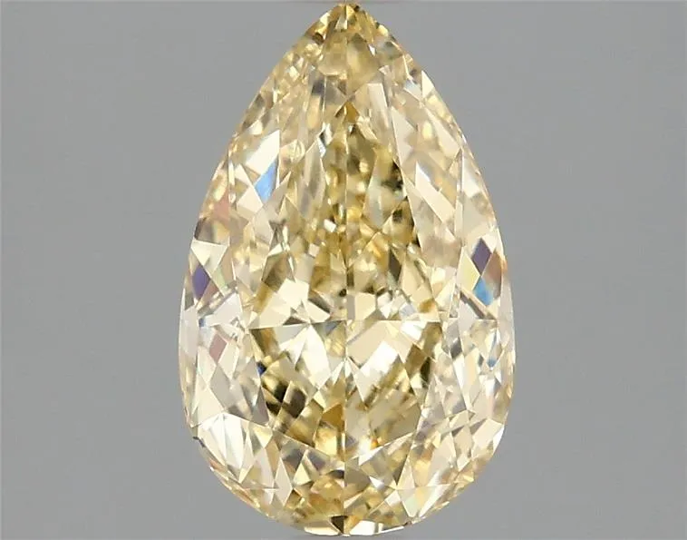 1.58ct Pear Lab Grown Diamond (Colour Fancy Intense Yellow, Clarity VVS1, IGI Certified)